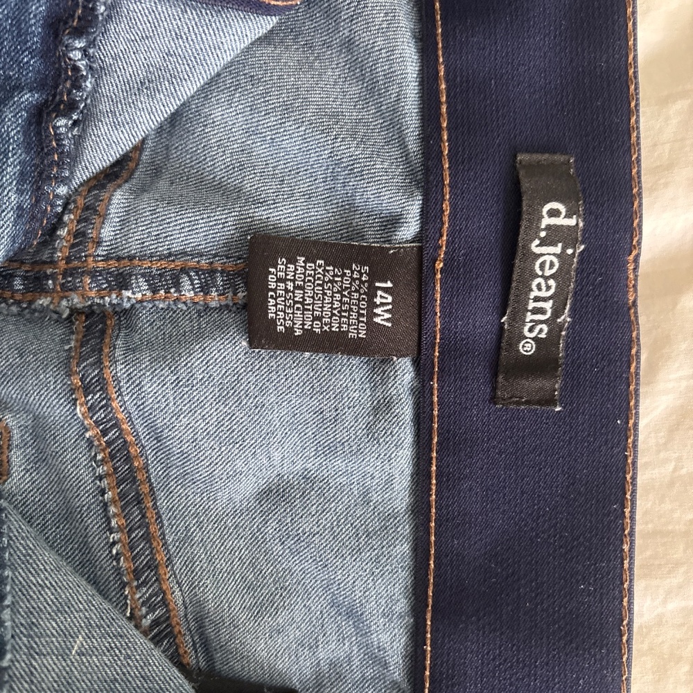 D jeans size 14w - Picture 2 of 2